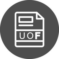 uof criativo ícone Projeto vetor