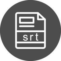 srt criativo ícone Projeto vetor