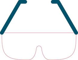 design de ícone criativo de óculos vetor