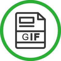 gif criativo ícone Projeto vetor