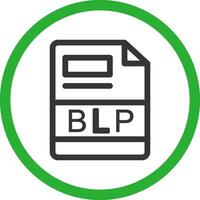 blp criativo ícone Projeto vetor