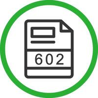 602 criativo ícone Projeto vetor
