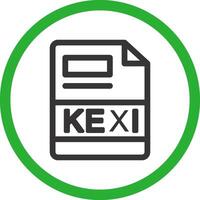 kexi criativo ícone Projeto vetor