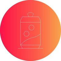 design de ícone criativo de refrigerante vetor