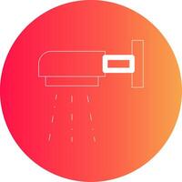design de ícone criativo de chuveiro vetor