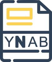 ynab criativo ícone Projeto vetor