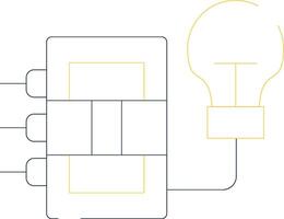 o circuito criativo ícone Projeto vetor