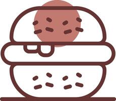 hamburguer criativo ícone Projeto vetor