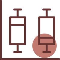 caixa e bigode criativo ícone Projeto vetor