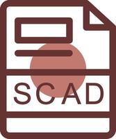 scad criativo ícone Projeto vetor