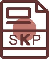 skp criativo ícone Projeto vetor