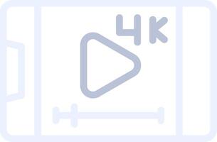 design de ícone criativo de streaming de vídeo vetor
