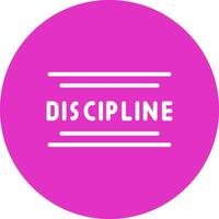 disciplina criativo ícone Projeto vetor