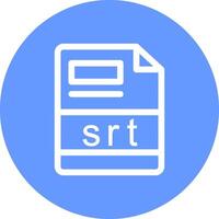 srt criativo ícone Projeto vetor