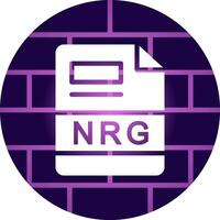 nrg criativo ícone Projeto vetor