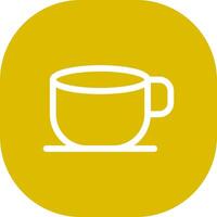 design de ícone criativo de xícara de café vetor