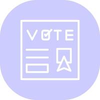 votar design de ícone criativo vetor