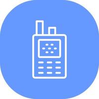 design de ícone criativo walkie talkie vetor