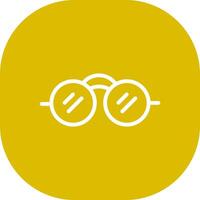 design de ícone criativo de óculos de sol vetor