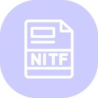 nitf criativo ícone Projeto vetor