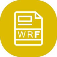 wrf criativo ícone Projeto vetor