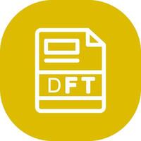 dft criativo ícone Projeto vetor