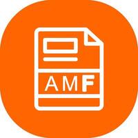 amf criativo ícone Projeto vetor