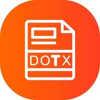 dotx criativo ícone Projeto vetor