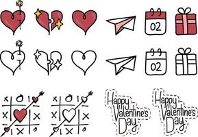 dia dos namorados vetor agrupar 16 único amor inspirado perfeito para personalizado namorados presentes e decoração