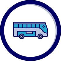 ícone de vetor de ônibus