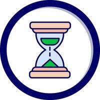 ícone de vetor de relógio de areia