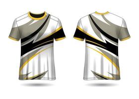 modelo de camisa esportiva para vetor de uniformes de equipe