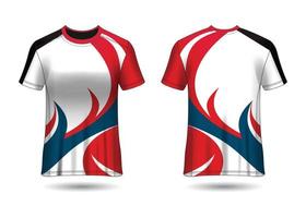 modelo de camisa esportiva para vetor de uniformes de equipe