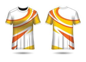 modelo de camisa esportiva para vetor de uniformes de equipe