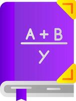 álgebra plano gradiente ícone vetor