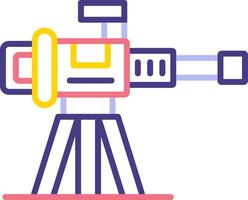 pesado máquina arma de fogo vetor ícone