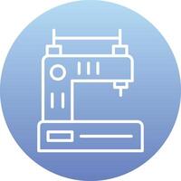 ícone de vetor de máquina de costura