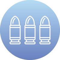 ícone de vetor de balas