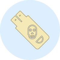 infectado Pen drive vetor ícone