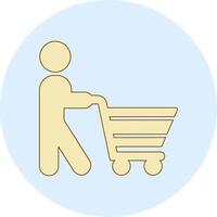 ícone de vetor de compras