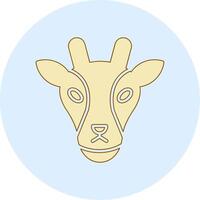 ícone de vetor de girafa
