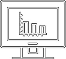 ícone do vetor analítico