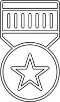 ícone de vetor de distintivo militar