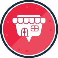 fazer compras glifo versículo ícone vetor