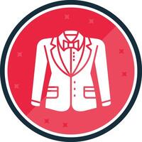 blazer glifo versículo ícone vetor