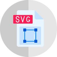 SVG Arquivo formato plano escala ícone vetor