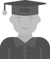 ícone de vetor de pós-graduação