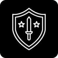 militares escudo vetor ícone