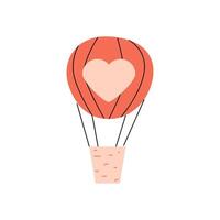 vermelho aero baloon ícone para romântico Projeto. vetor ilustração pode usava para amor dia fundo, invólucro, cumprimento cartão, decoração bandeira, têxtil.