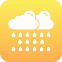 ícone de vetor de chuva
